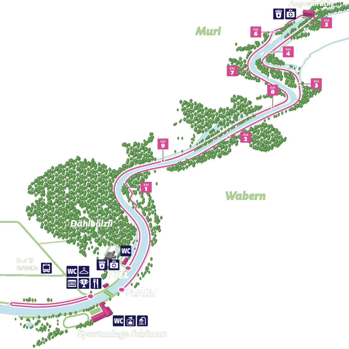 Run & Walk Laufstrecke